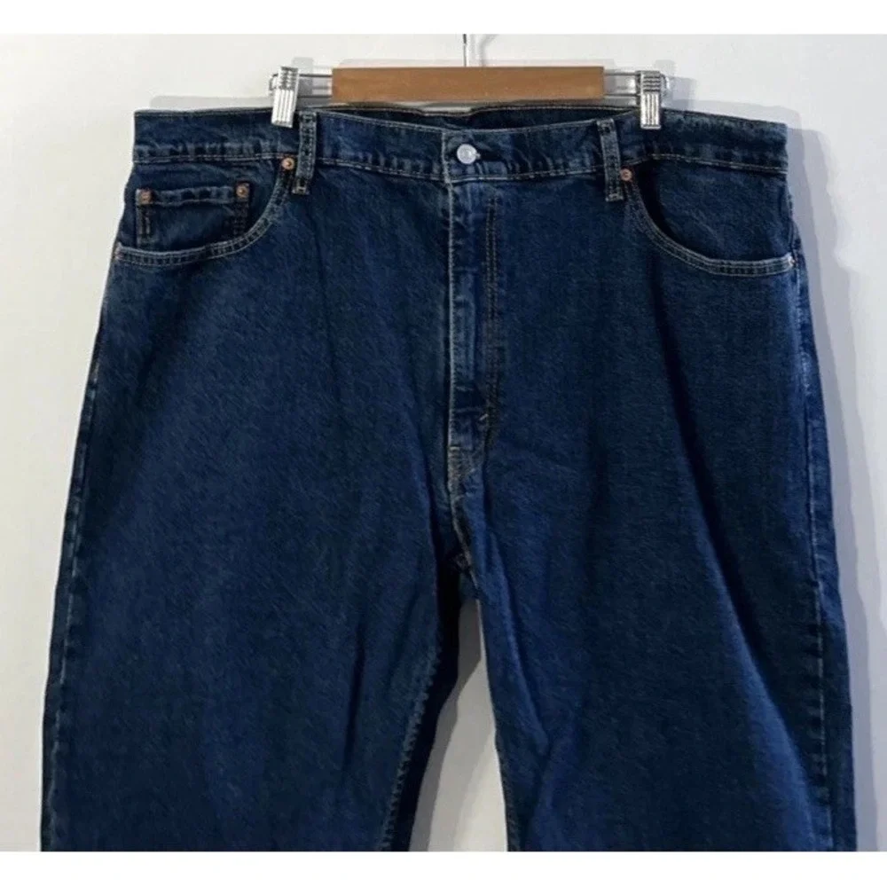 Mens Levis Levi's 569 Blue Jeans Jorts Sz No Stains No Wear Sz‎ 44